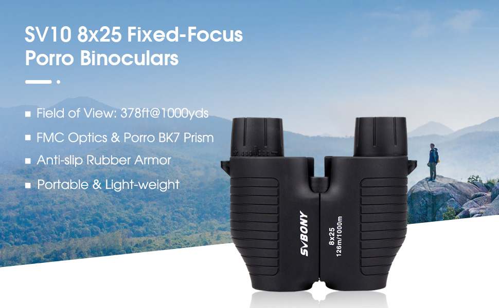 Svbony Sv X Fixed Focus Porro Binoculars Dubai Telescope