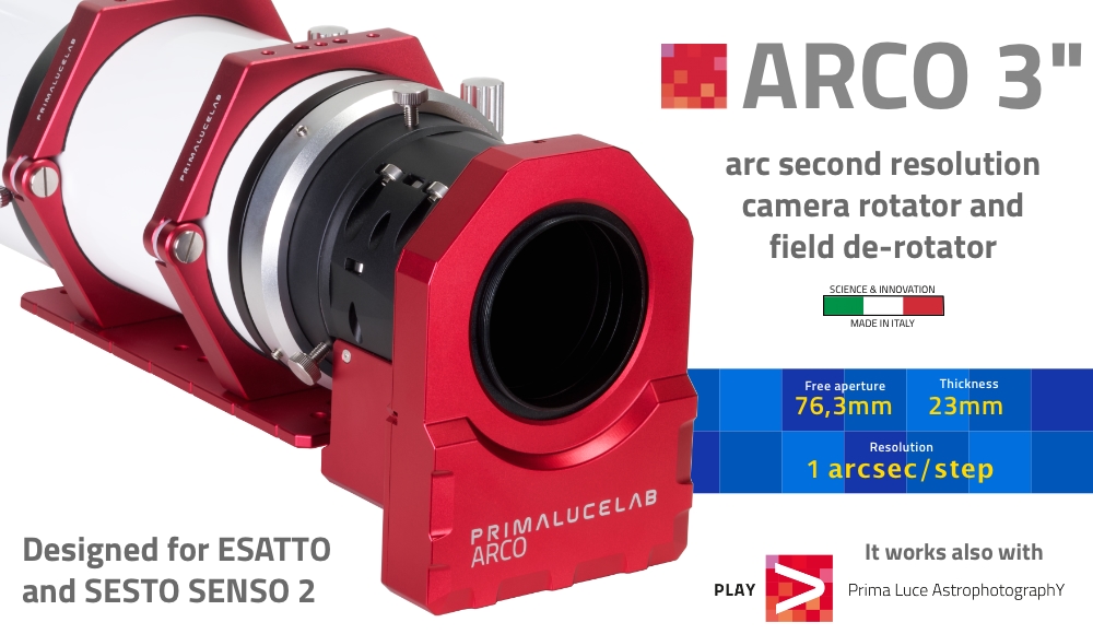 ARCO 3" camera rotator and field de-rotator 