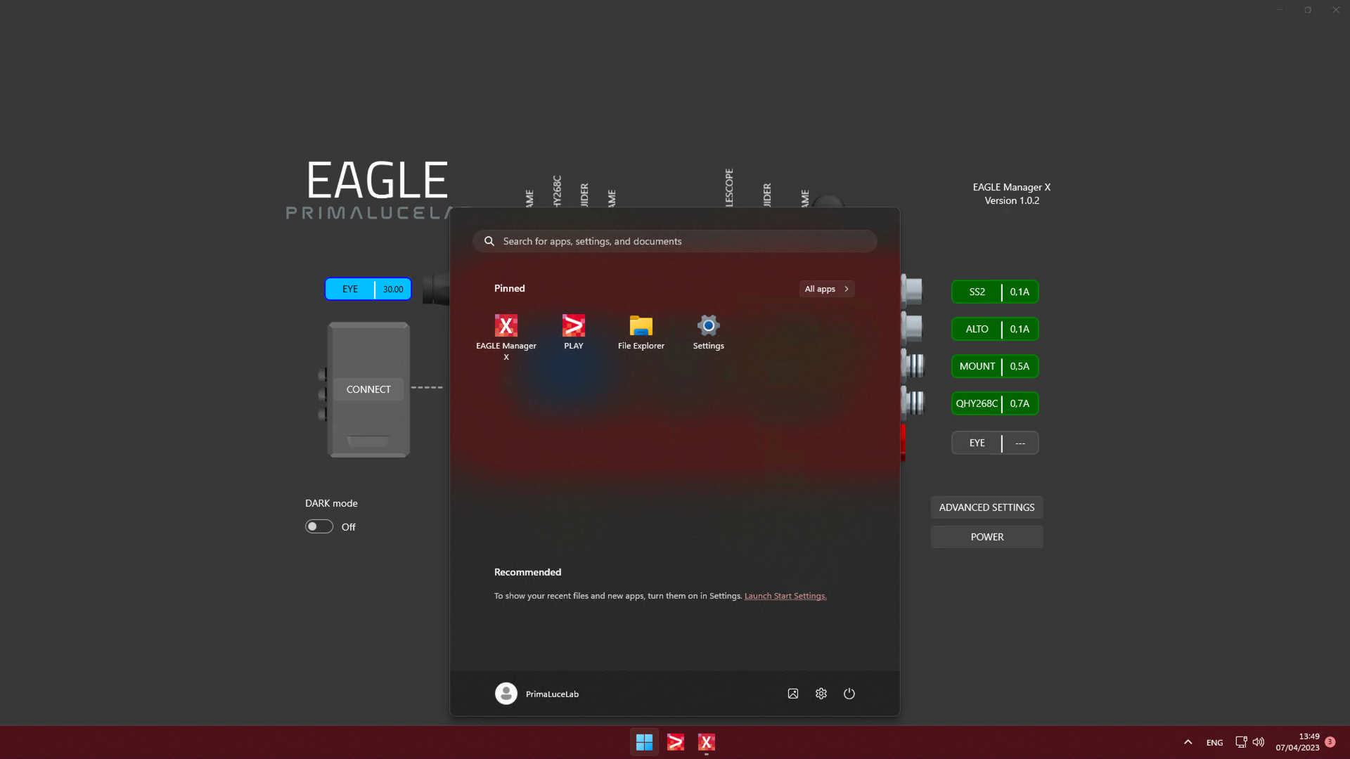 EAGLE5 S computer for telescopes and astrophotography