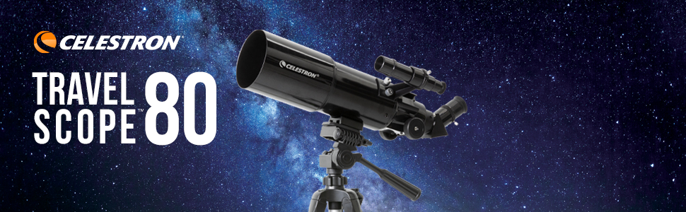 Celestron 80mm Travel Scope Refractor Telescope