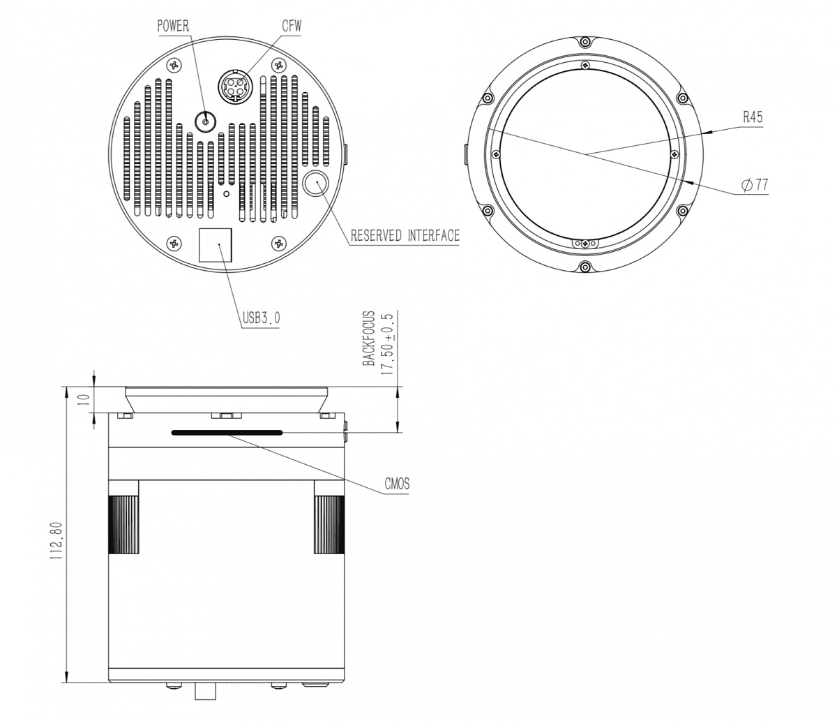 QHY 410C, BSI Medium Size Full Frame CMOS camera