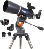 Celestron AstroMaster 80AZS Telescope with accessories