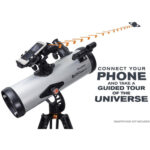 Celestron StarSense Explorer LT 114AZ Reflector Telescope eyepiece phone