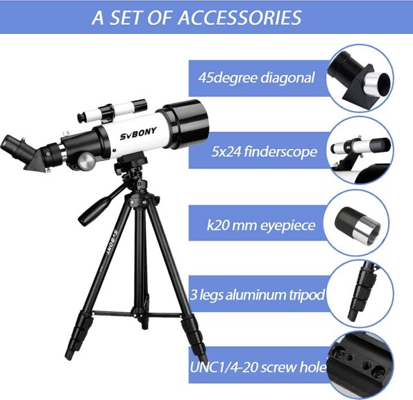 SVBONY SV501P Telescope Portable Refractor