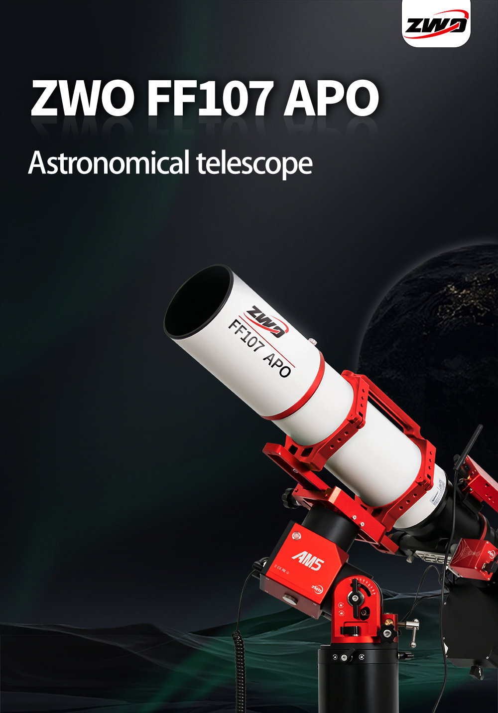 ZWO FF107 APO Refractor Telescope