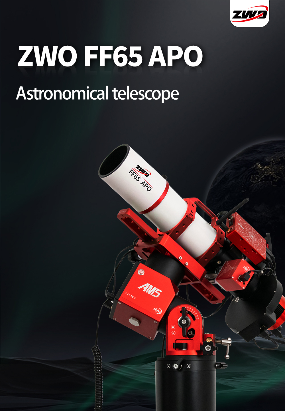 ZWO FF65 APO Refractor Telescope