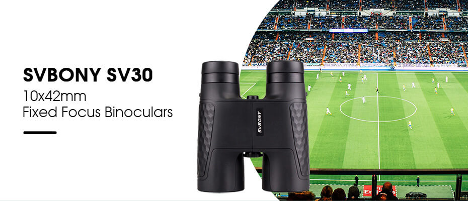 SVBONY SV30 10x42mm Fixed-Focus Binoculars