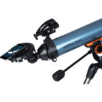 Celestron Inspire 100AZ Refractor Telescope mobile attatched