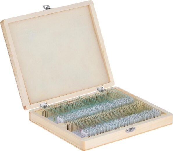 Celestron 100-Piece Prepared Microscope Slide Kit