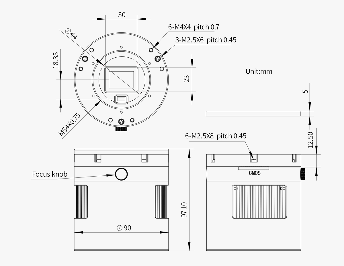 ZWO ASI2600MC Duo CMOS Color Camera