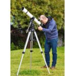 Orion Observer 90mm Equatorial Refractor Telescope observing