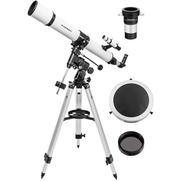 Orion Observer 90mm Equatorial Refractor Sun and Moon Kit