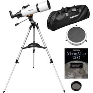 Orion StarBlast 102mm Travel Refractor Sun and Moon Kit