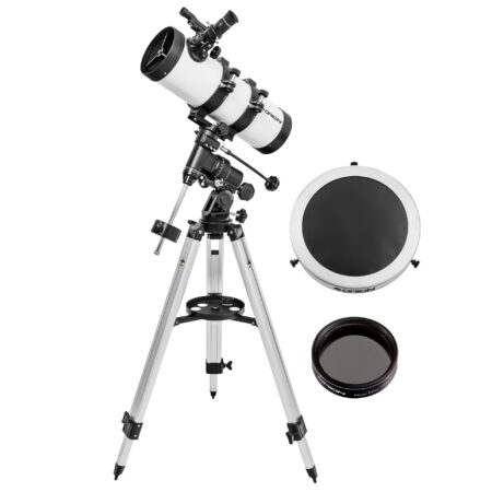 Orion Observer 114mm Equatorial Reflector Sun and Moon Kit