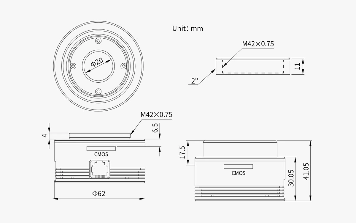 ZWO ASI482MC CMOS Color Camera