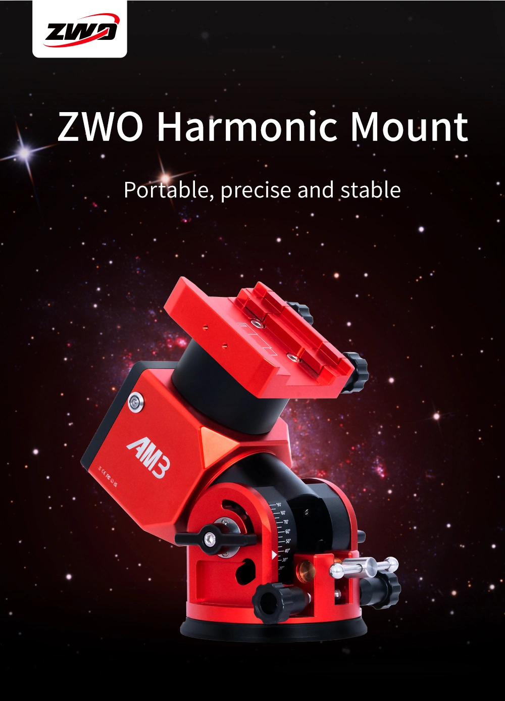 ZWO AM3 Harmonic Mount & TC40 Carbon Fiber Tripod