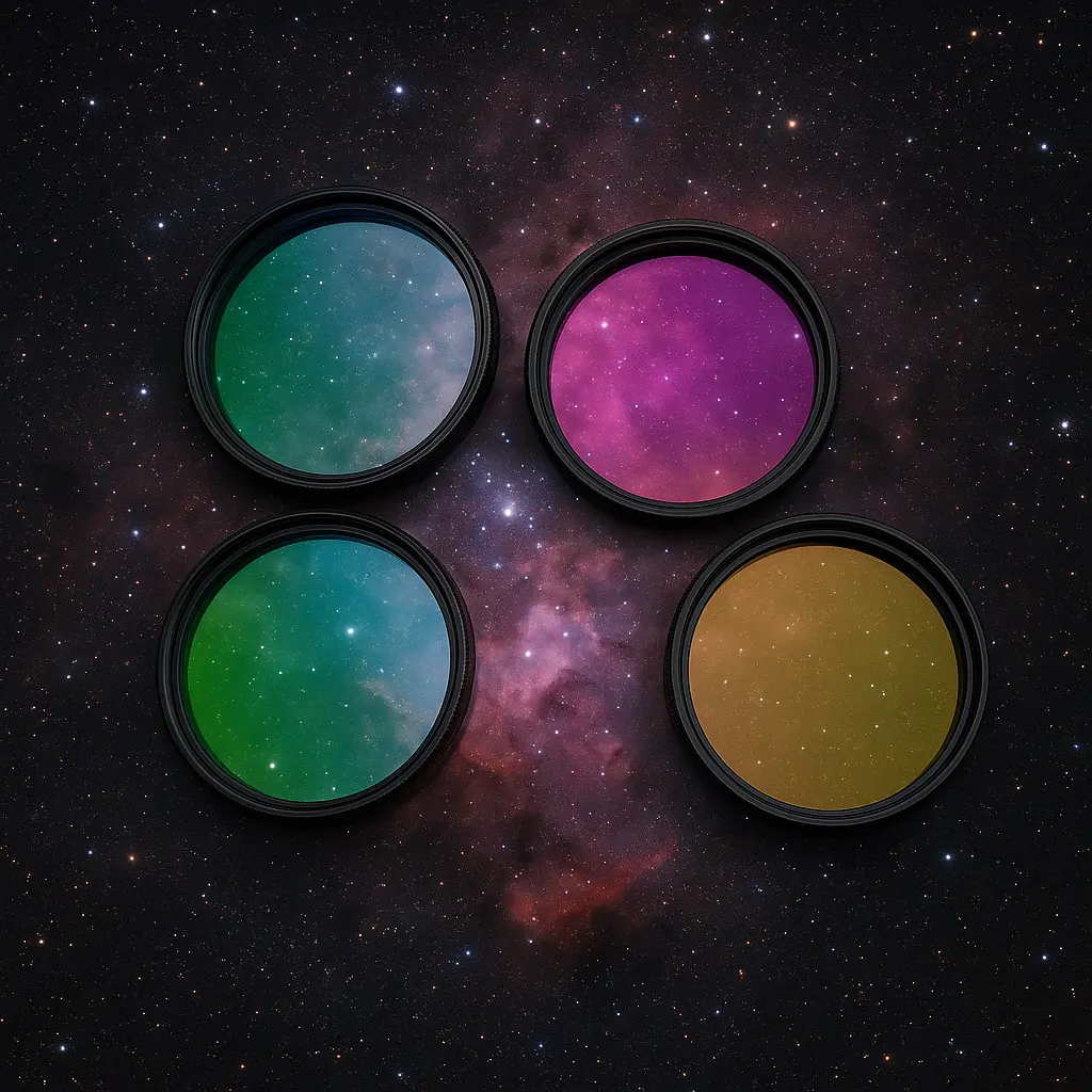 Filters that colorfully compliment and boost the output of any astrophotography setup! 