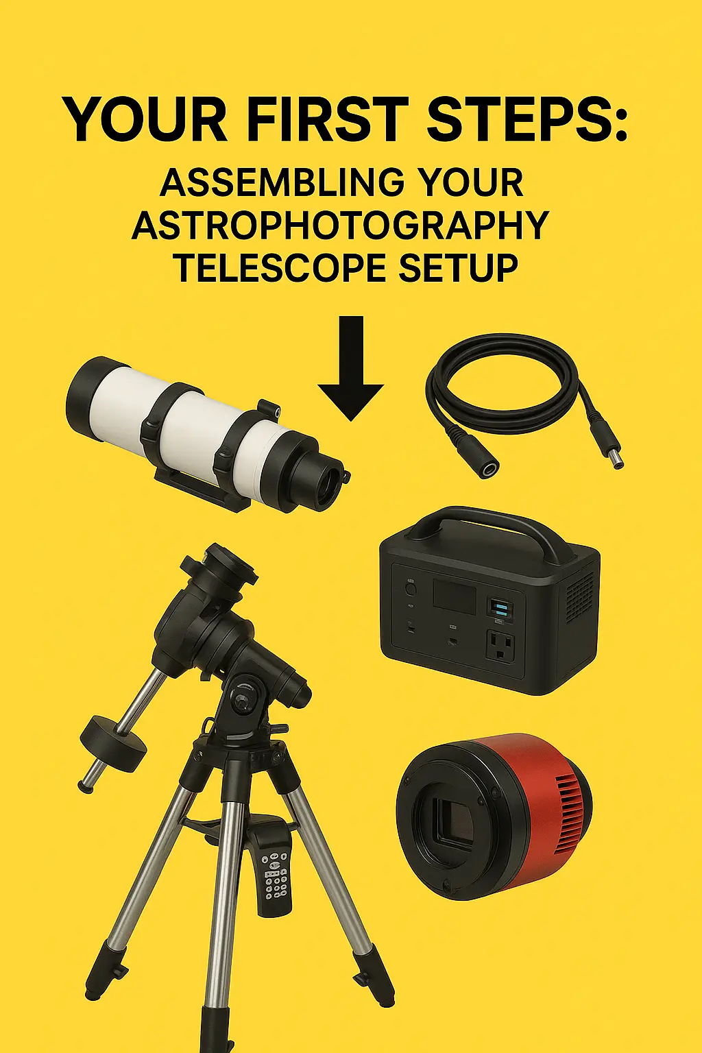 Starting with the best astrophotography setup! 