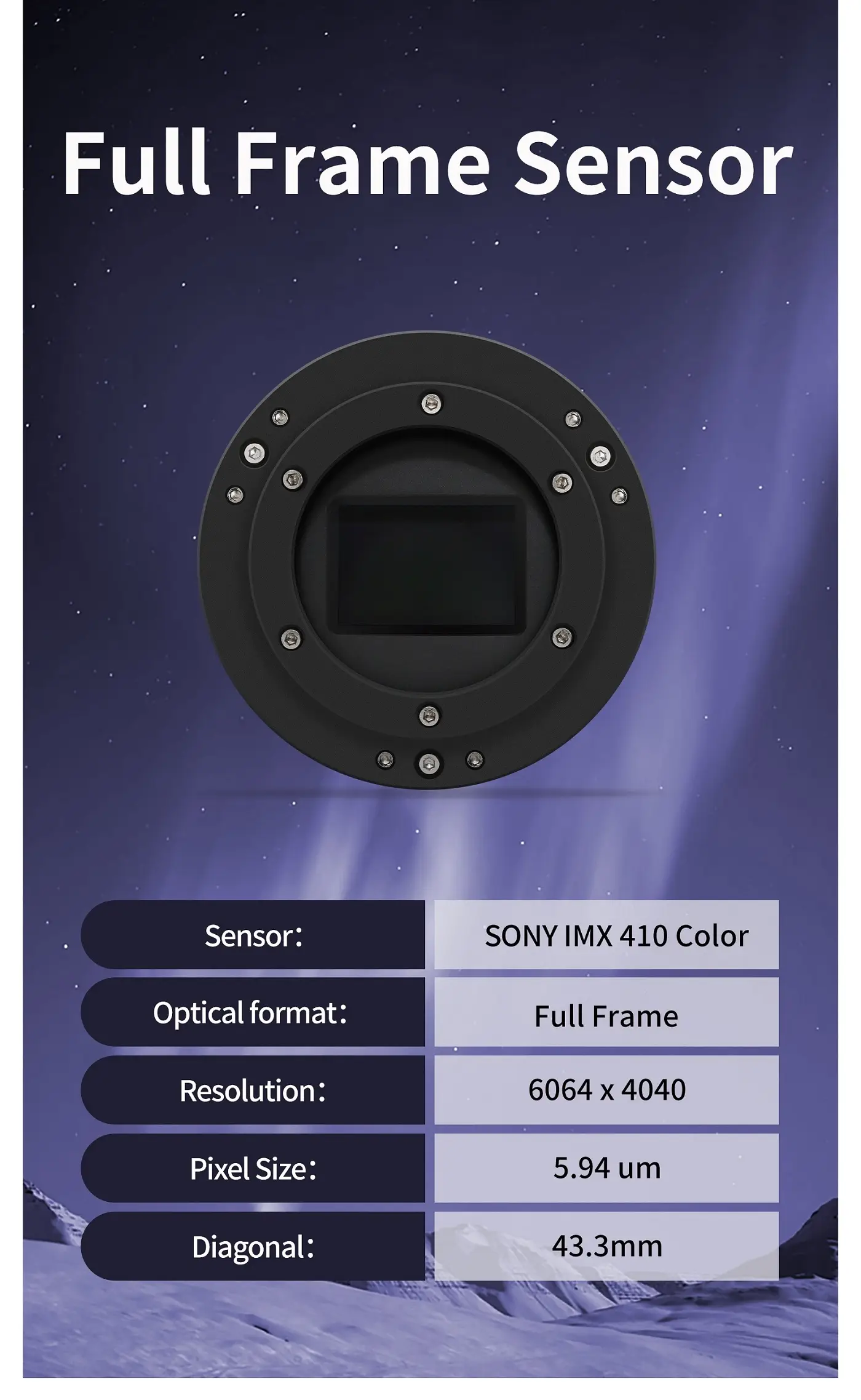 ToupTek SkyEye24AC Color Astronomy Camera
