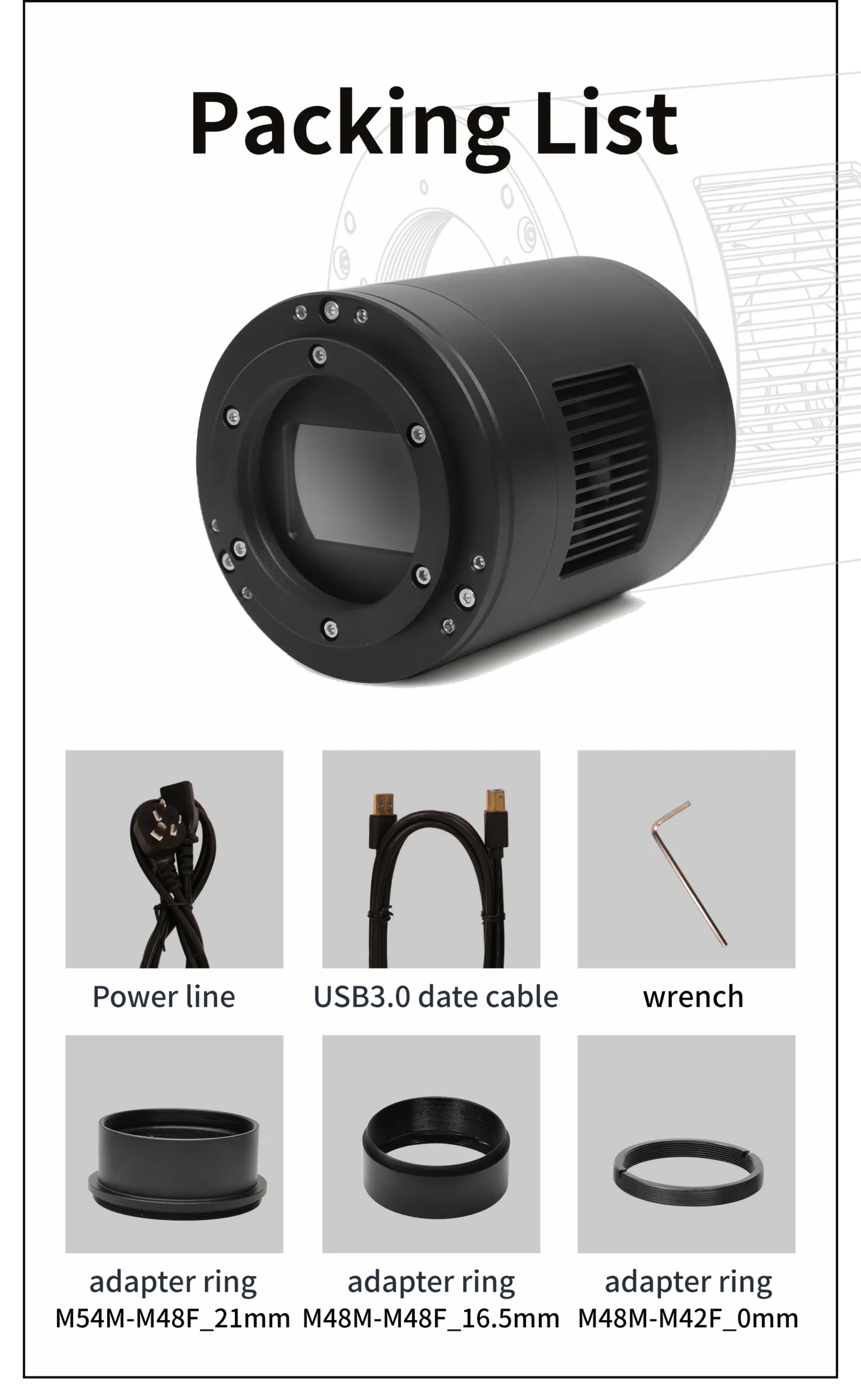 ToupTek SkyEye62AC Color Astronomy Camera