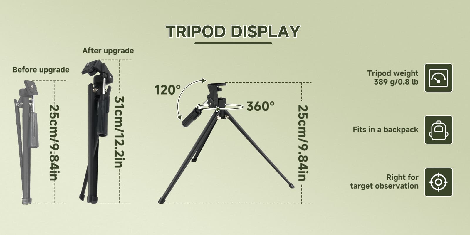 SVBONY SV28A 25-75X100 Spotting Scope and its tripod