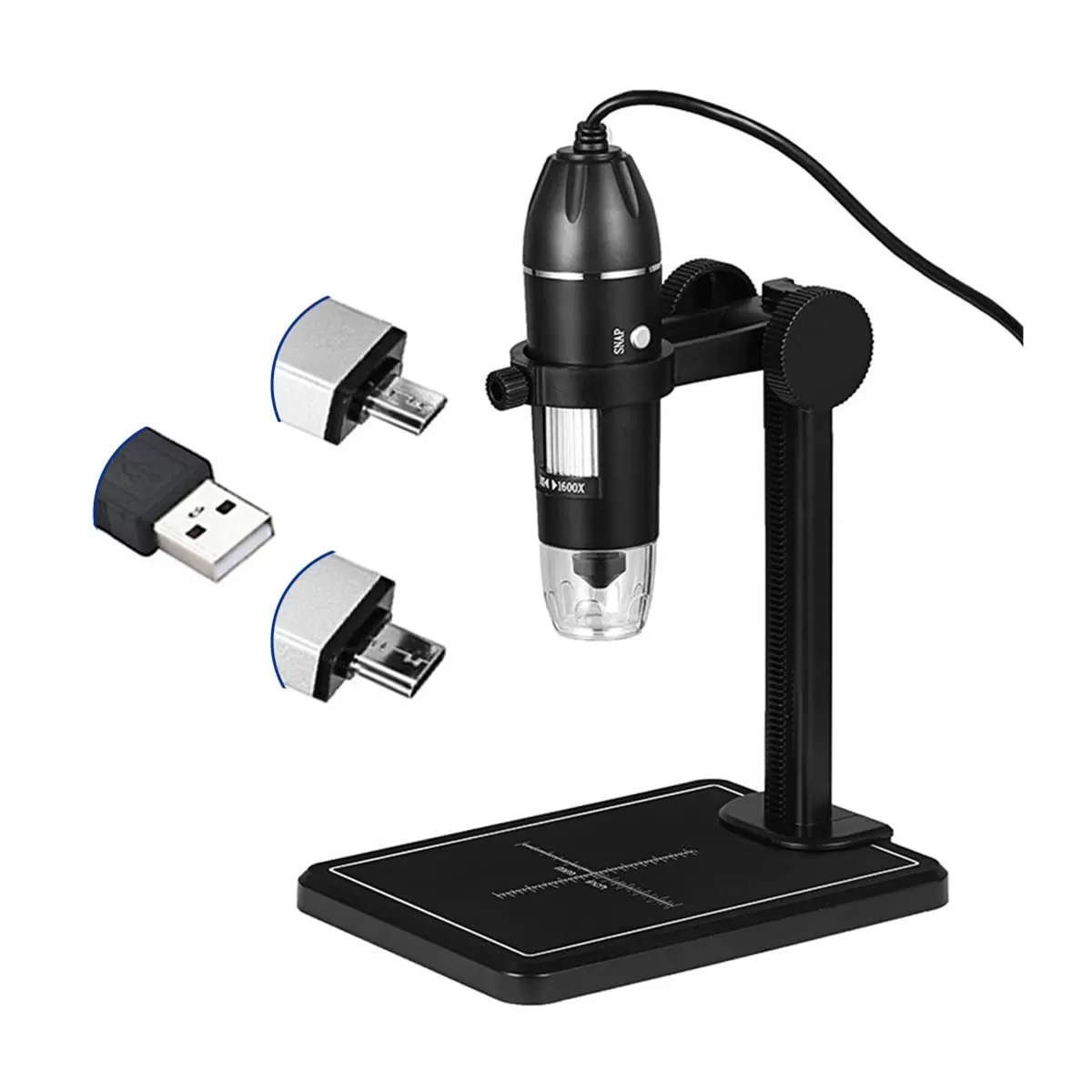 X4S-1600x-Professional-USB-Digital-Portable-Microscope-02 X4S-1600x Professional USB Digital Portable Microscope mounted with micro USB and Type-C adapters