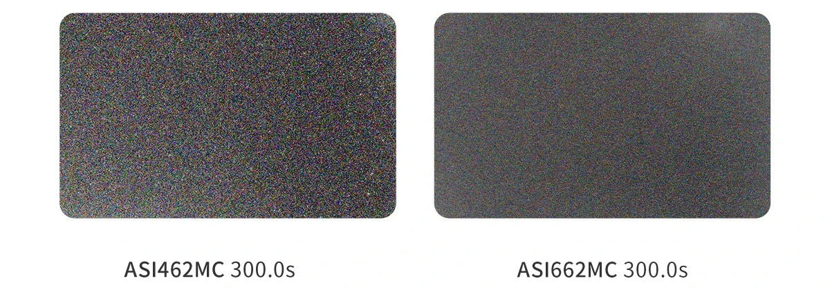 ZWO-ASI662-MC - no amp glow comparison