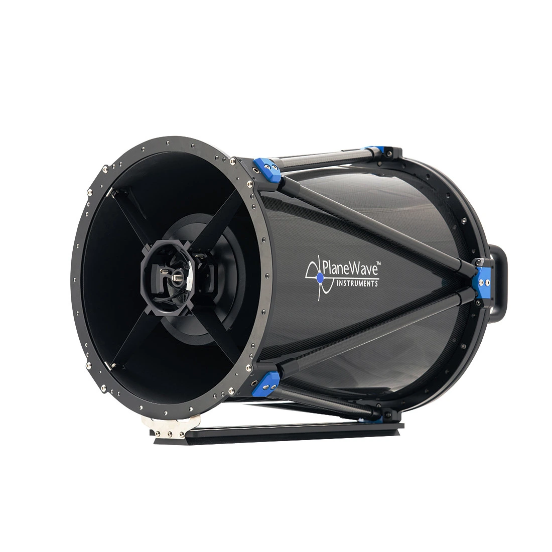 PlaneWave Delta Rho 350 planewave delta rho 350 OTA front left side view - for astronomy and astrophotography