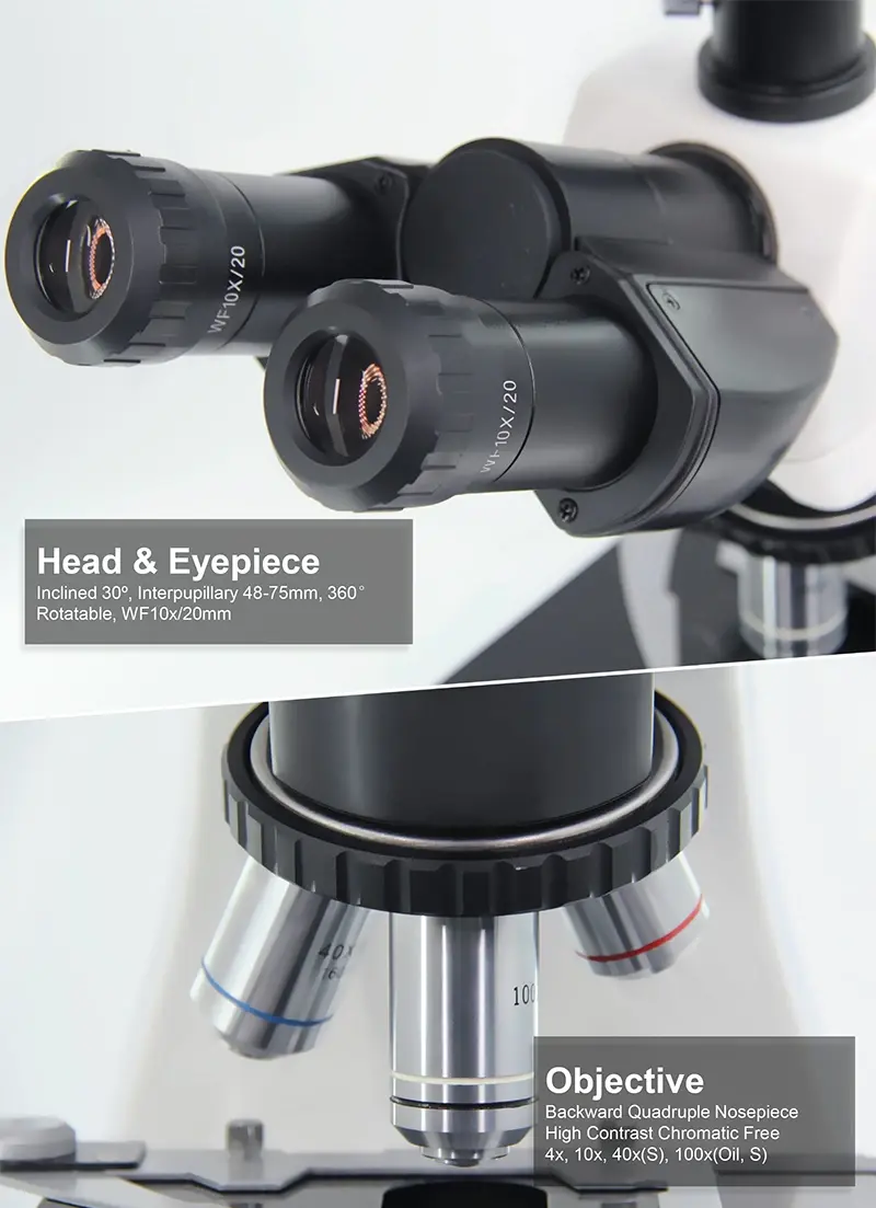 OPTO-EDU A33.1502 LCD Digital Lab Microscope