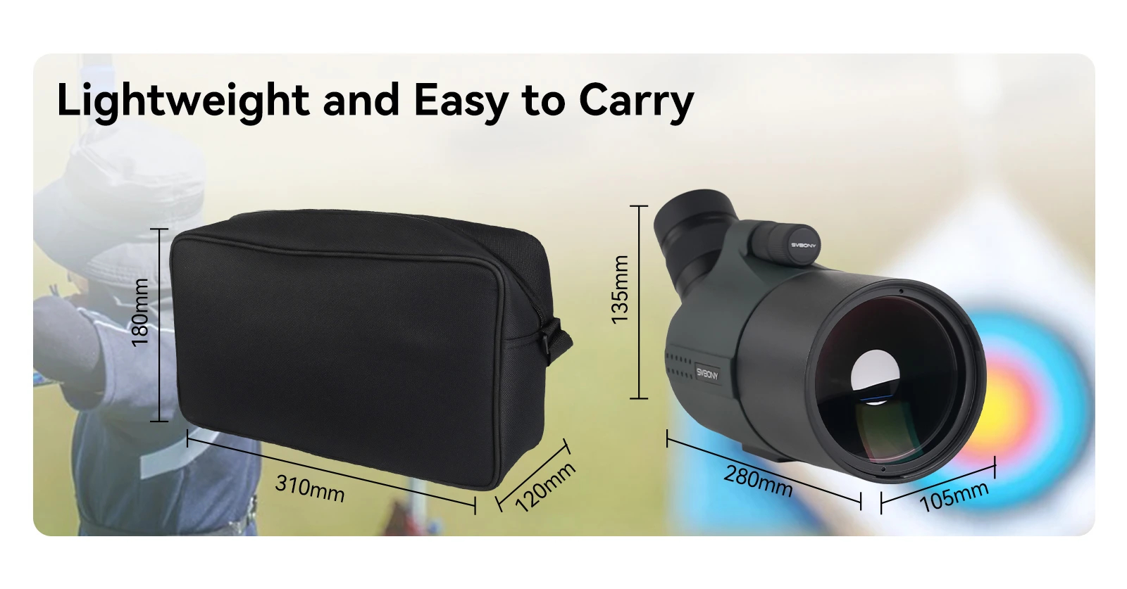 SVBONY SV41 Pro 28-84x80 Mak Spotting Scope
