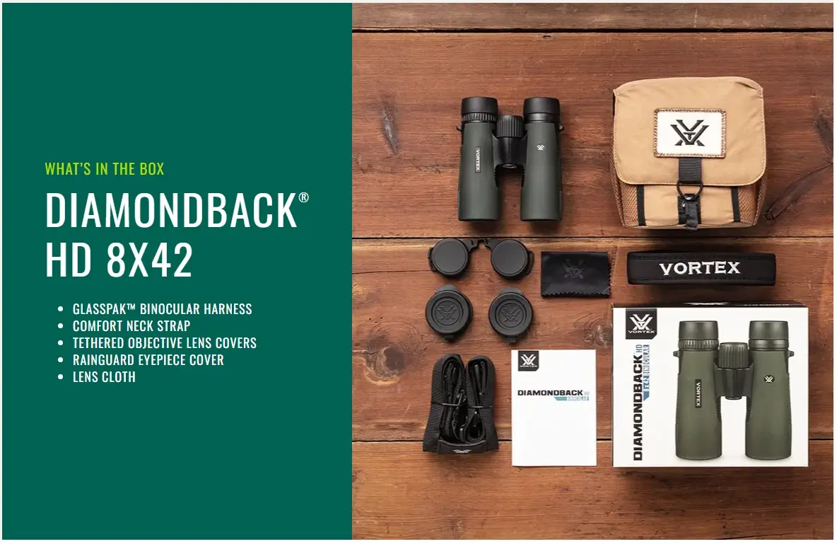 Vortex 8x42 Diamondback HD Binoculars