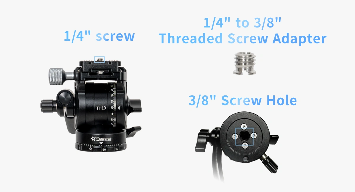 ZWO Seestar TH10 Fluid Tripod Head