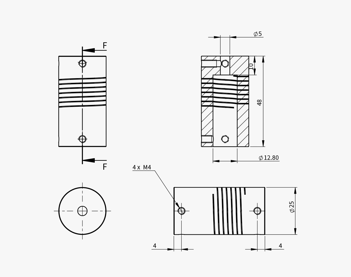 ZWO EAF Bracket for C8/C925 Telescopes ZWO EAF Bracket for C8/C925 Telescopes - Coupler size 4mm – 12.8mm