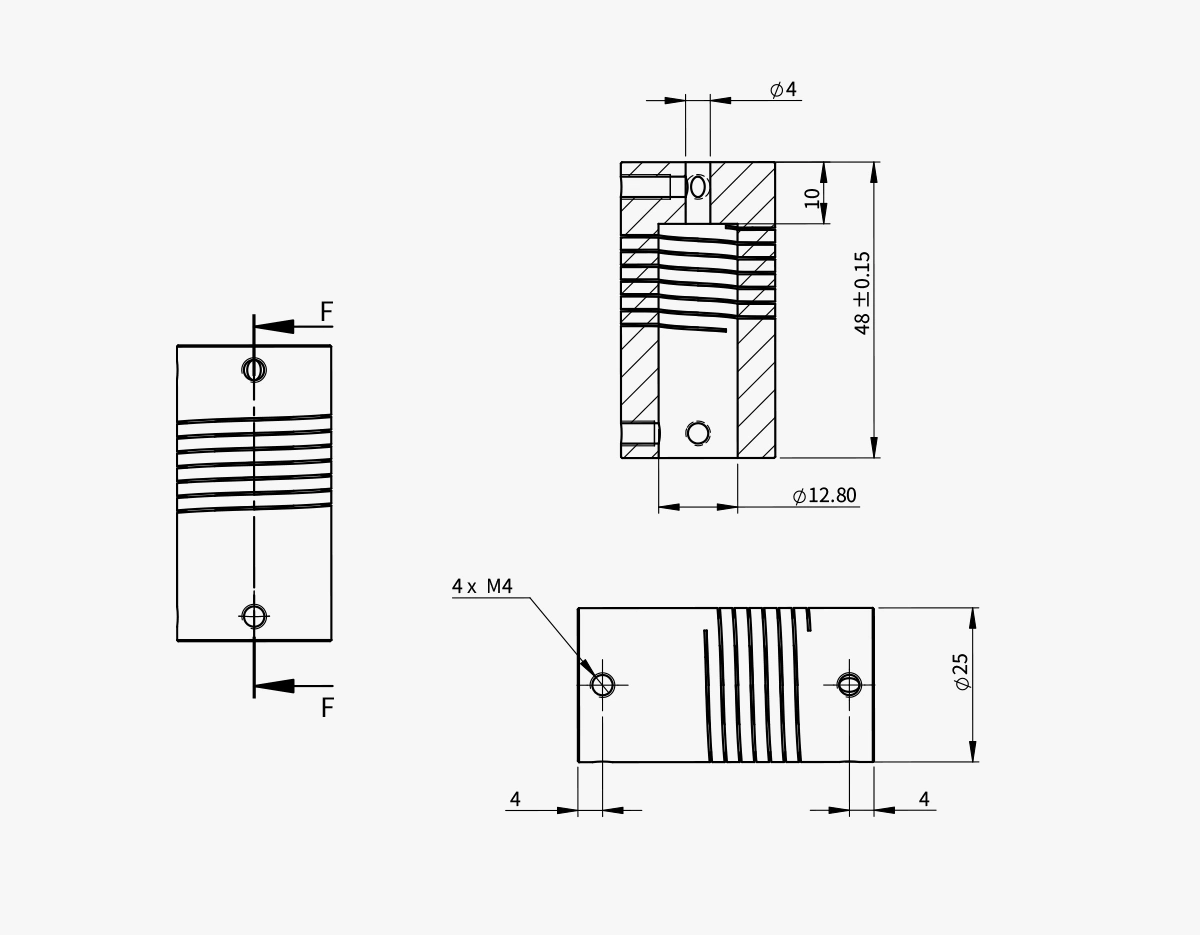 ZWO EAF Bracket for C8/C925 Telescopes ZWO EAF Bracket for C8/C925 Telescopes - Coupler size 5mm – 12.8mm