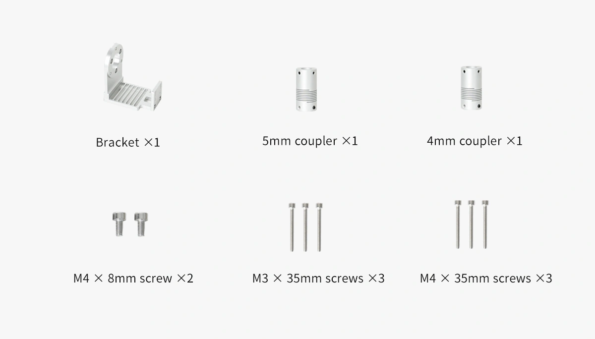 ZWO EAF Bracket for Celestron C11 C14 SCT - what's in the box