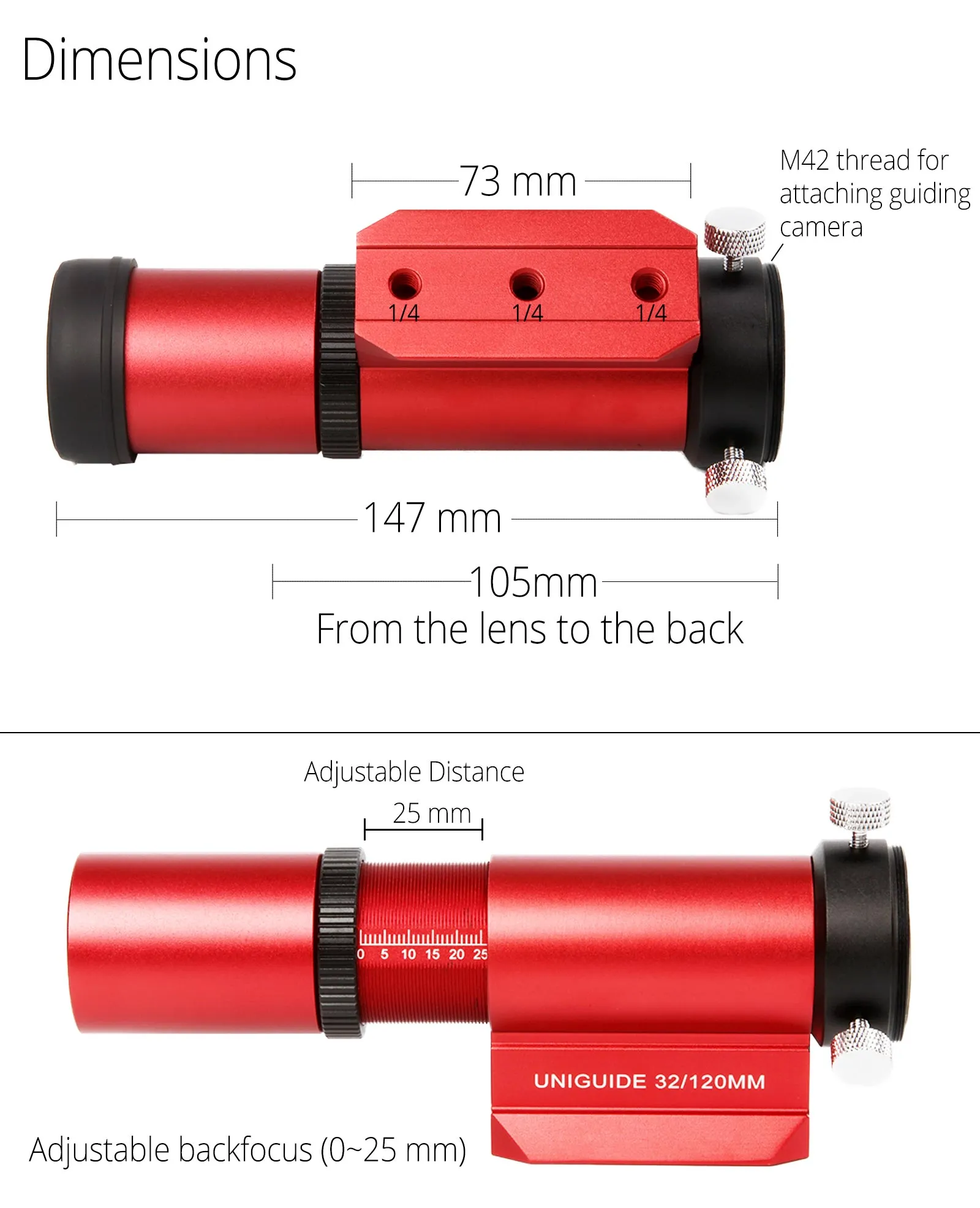 William UniGuide 32 mm Mini Guide Scope