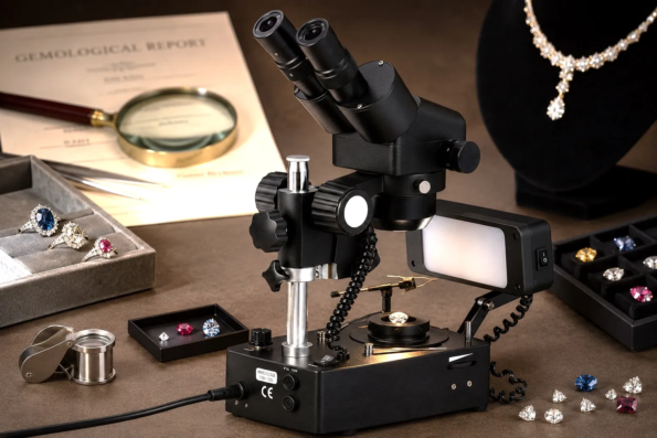 Gemstones Under Magnification: The AmScope SH-2 Stereo Microscope for Modern Gemology