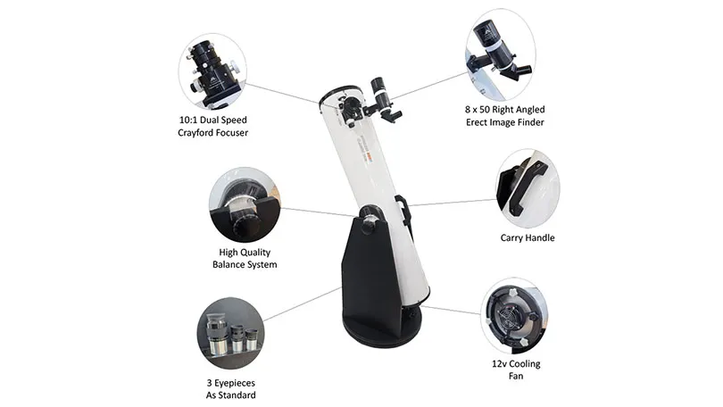 GSO 10-inch Dobsonian Telescope
