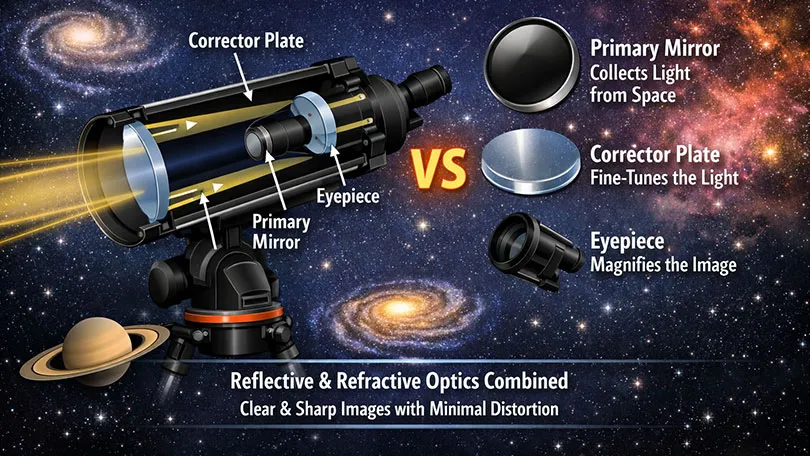 The Design and Function of Catadioptric Telescopes