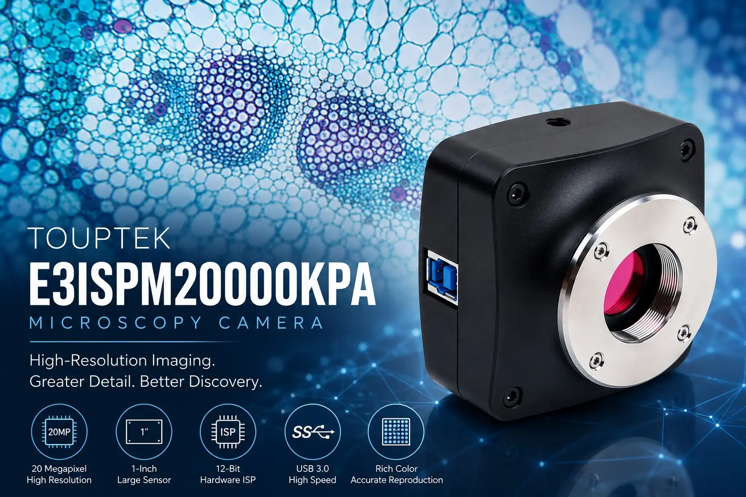 ToupTek E3ISPM20000KPA Review: A High-Resolution Camera for Modern Digital Microscopy