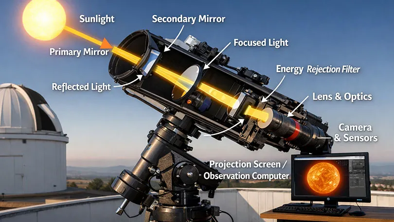 How a Solar Telescope Works