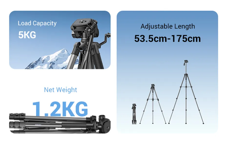 UGREEN Heavy Duty Camera Tripod