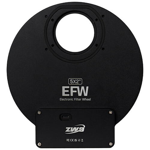 ZWO EFW 5x2-25 Filter Wheel ZWO EFW 5x2-25 filter wheel - front view
