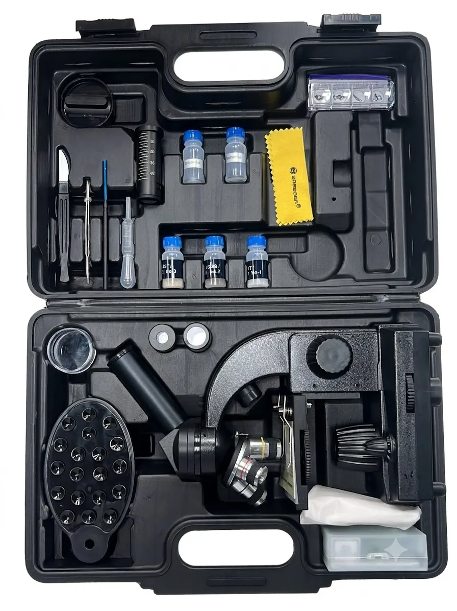 BRESSER Student Microscope MicroSet 40x-1600x