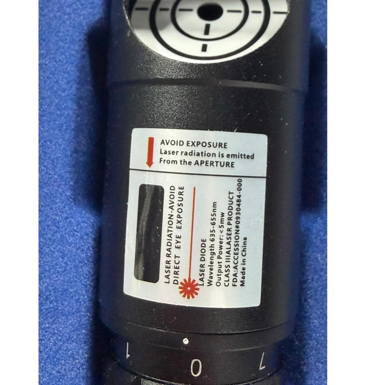 NightSky Next Generation Laser Collimator label NightSky Next Generation Laser Collimator