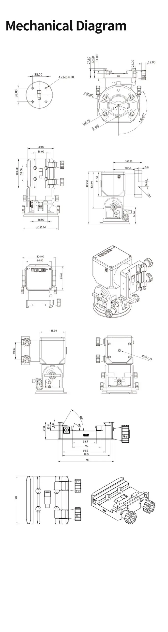 ZWO AM3N Harmonic Equatorial Mount